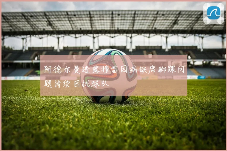 阿德尔曼透露穆雷因病缺席脚踝问题持续困扰球队